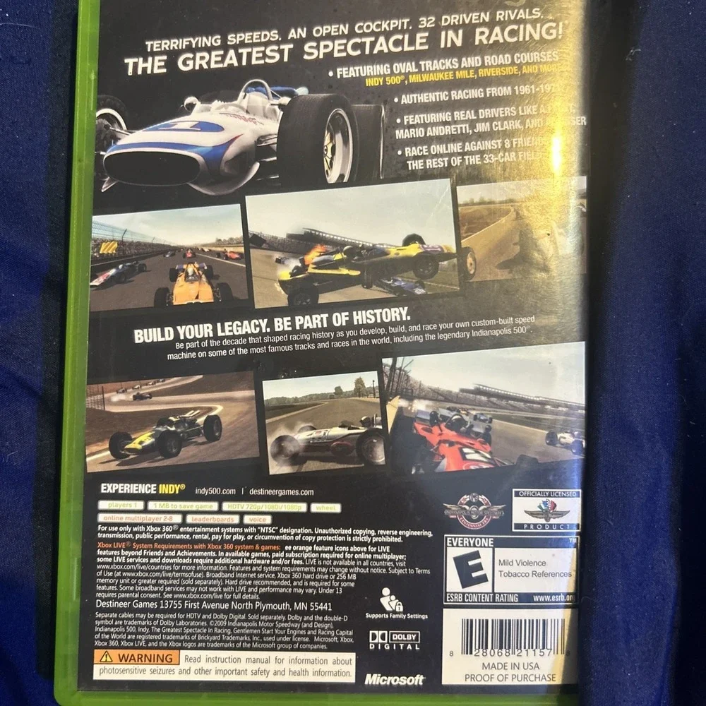 Indianapolis 500 Evolution  Xbox‎ 360